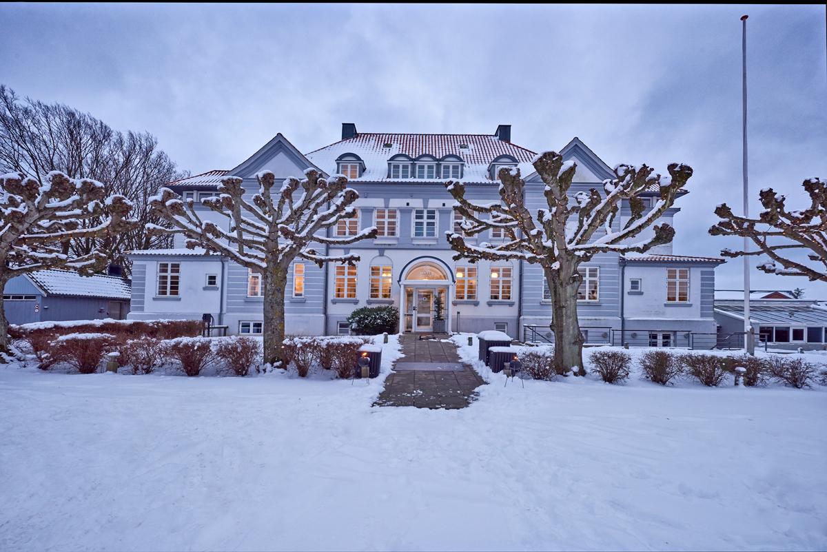 En julefrokost ved Middelbart i harmoni med naturen