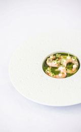 Gesalzene und geräucherte Garnelen