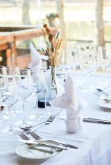 Romantic setting for the bright morning 