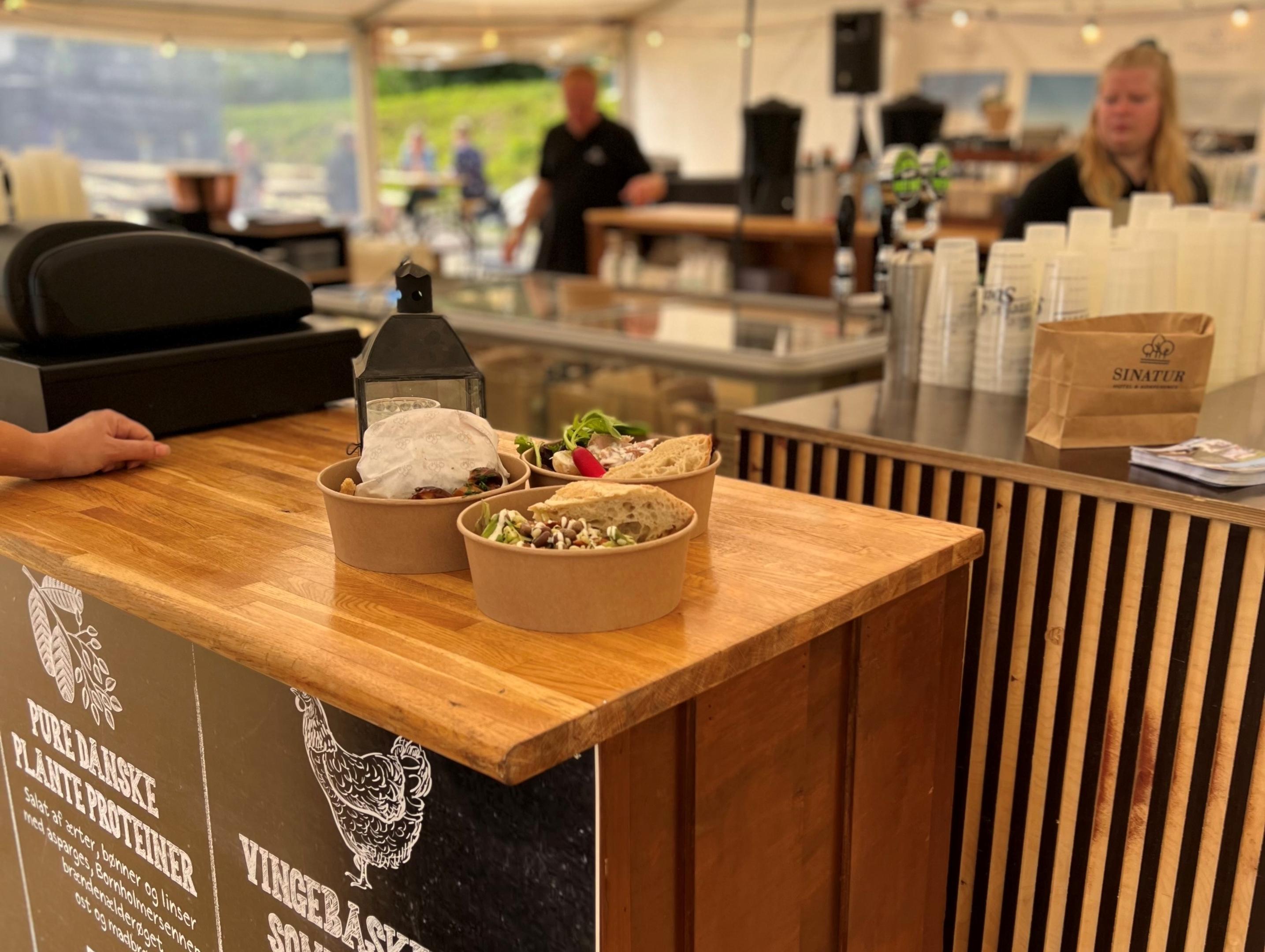 Traditionen tro har Sinatur en speciallavet menu med på Folkemødet