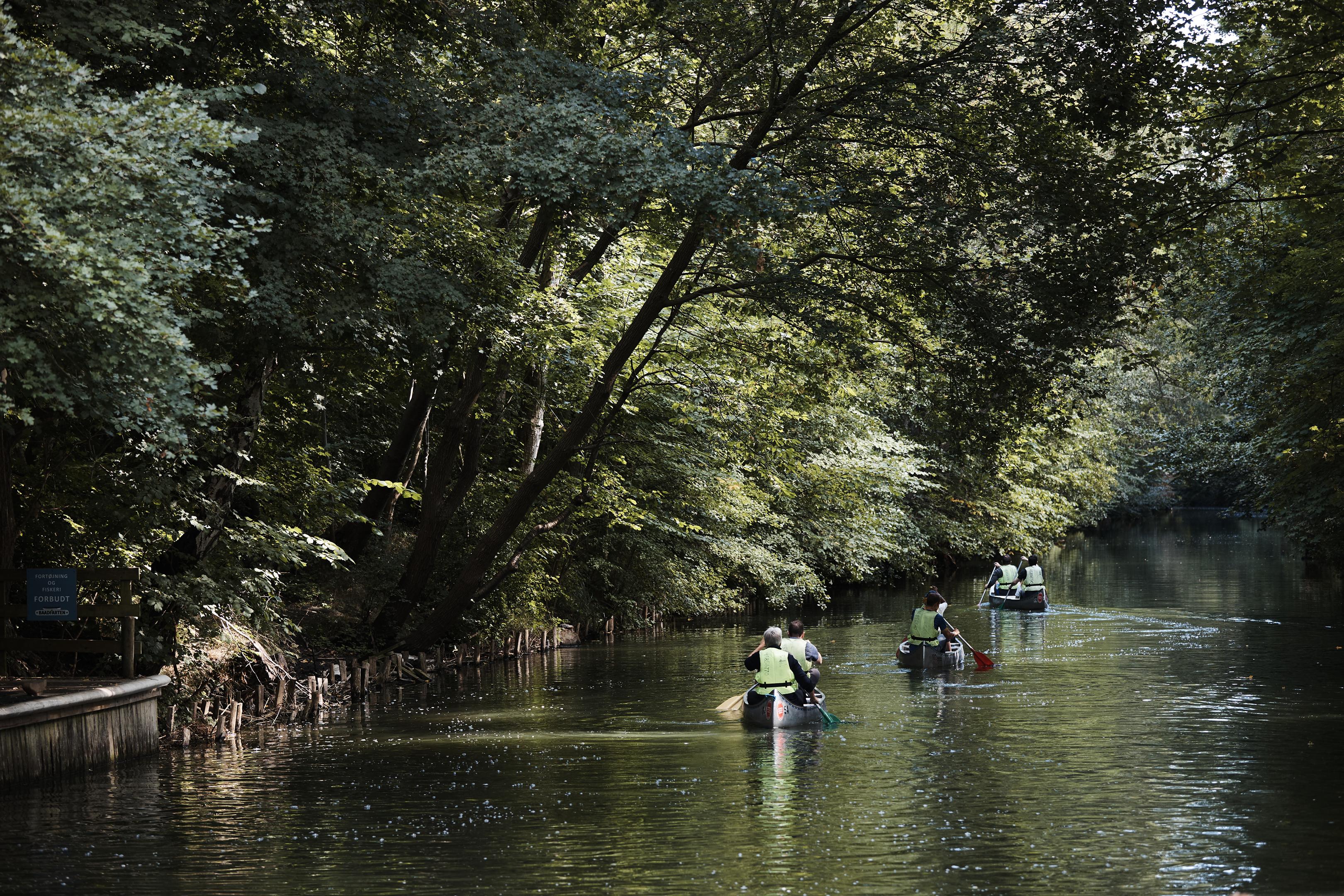 Canoe on Vejle River