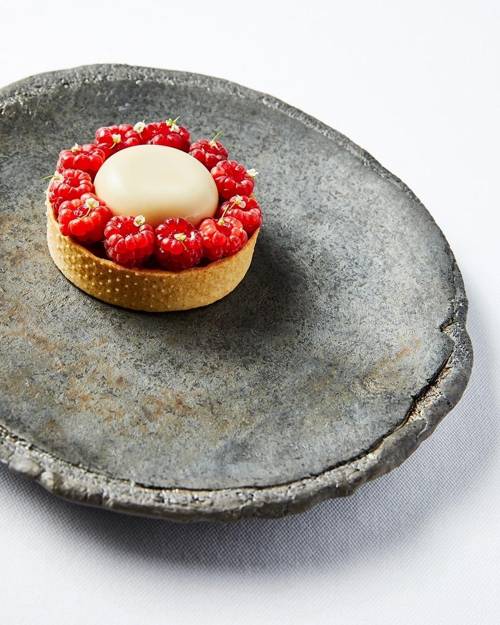 Sprød mørdej med rabarber