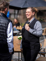 Hos os kan vores gæster holde pauser i naturen. Det kan vores medarbejdere også